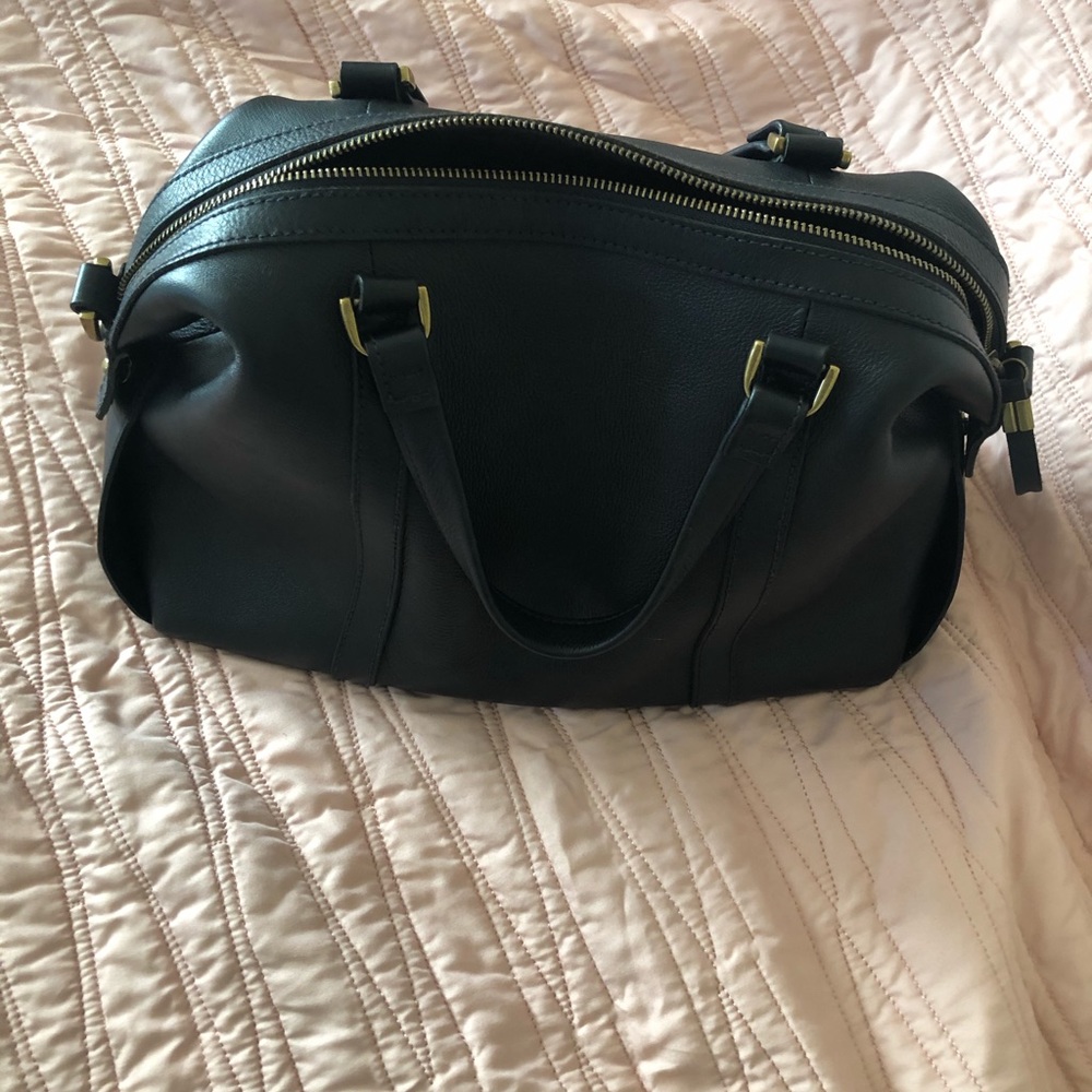 Madewell Navy Glasgow Satchel